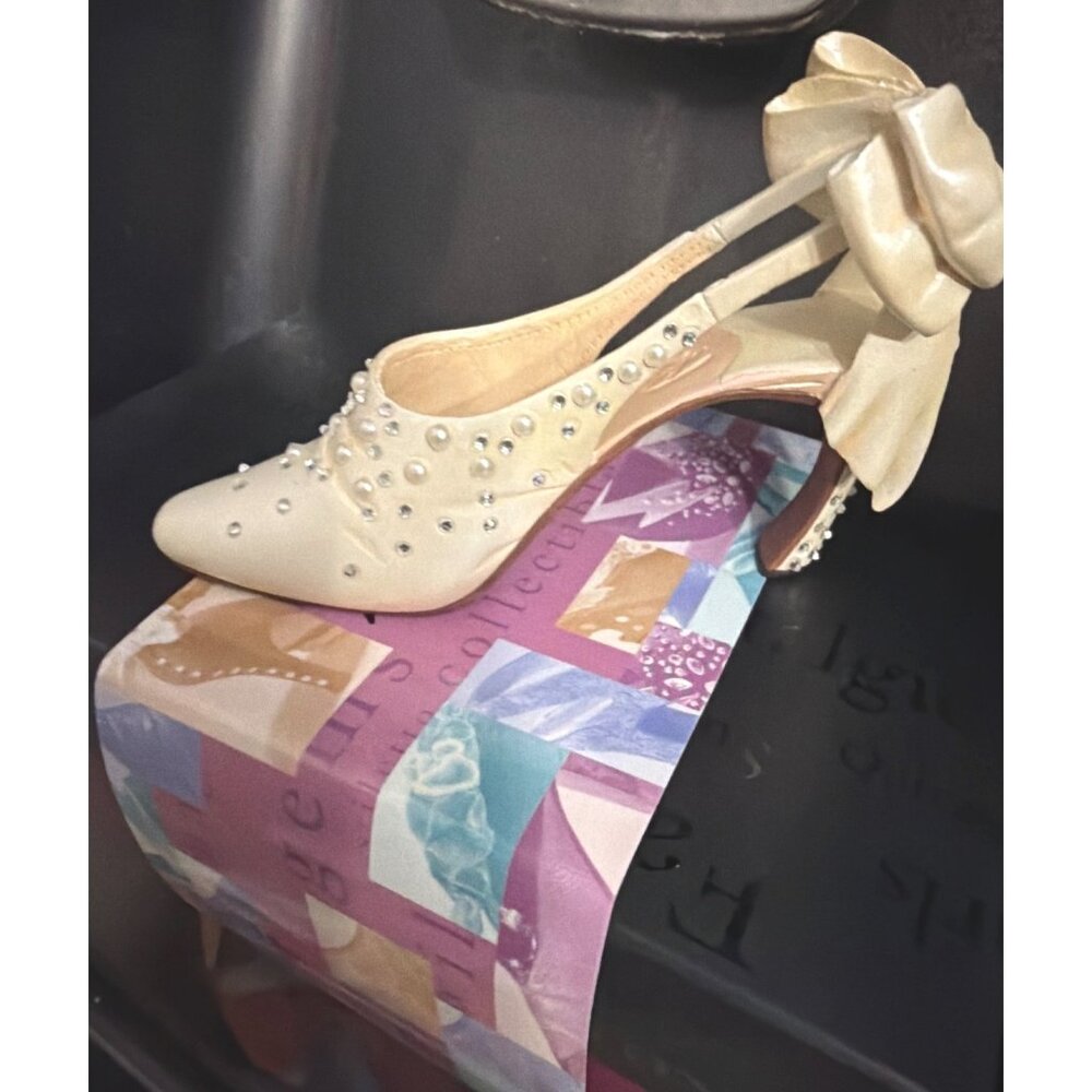 Just The‎ Right Shoe wedding  "Forever Yours" Slingback Miniature Raine Original